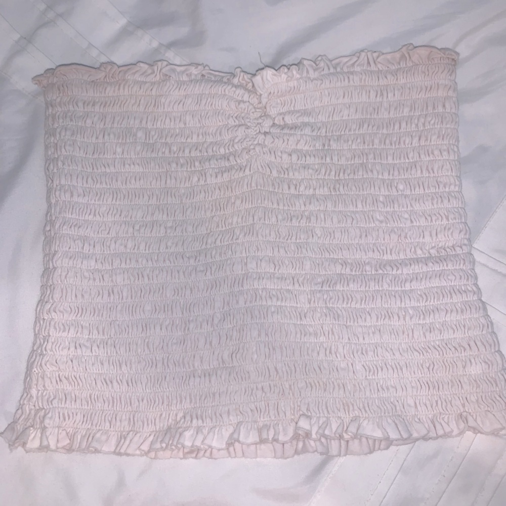 Brandy melville smock white tube top